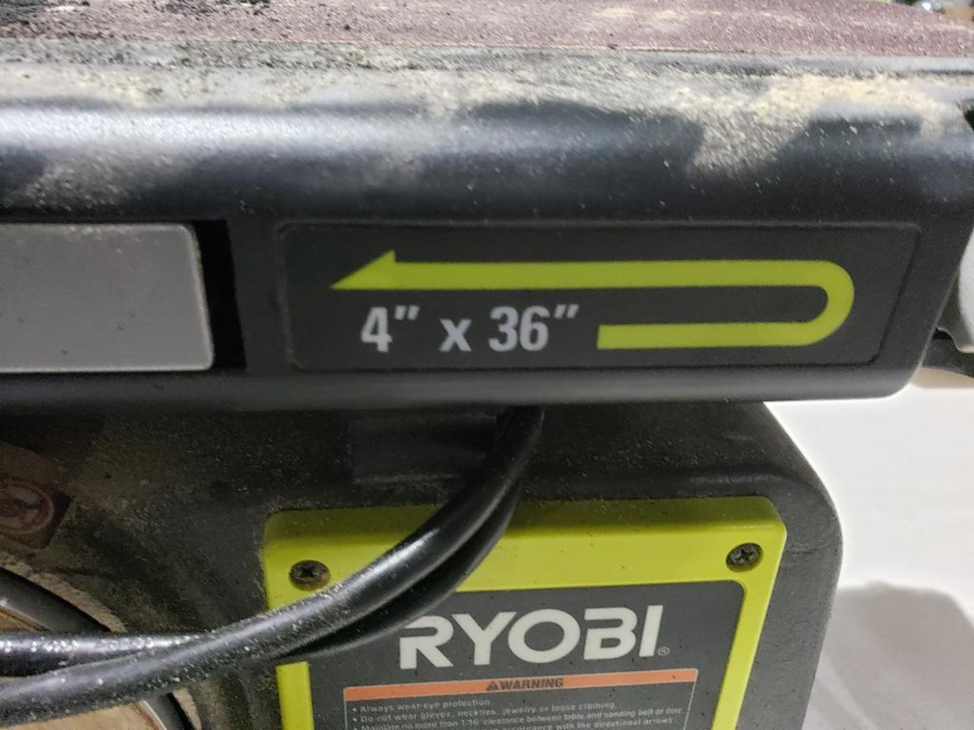 Ryobi combination belt and disc sander. Model number BD4601G. - Image 3 of 8