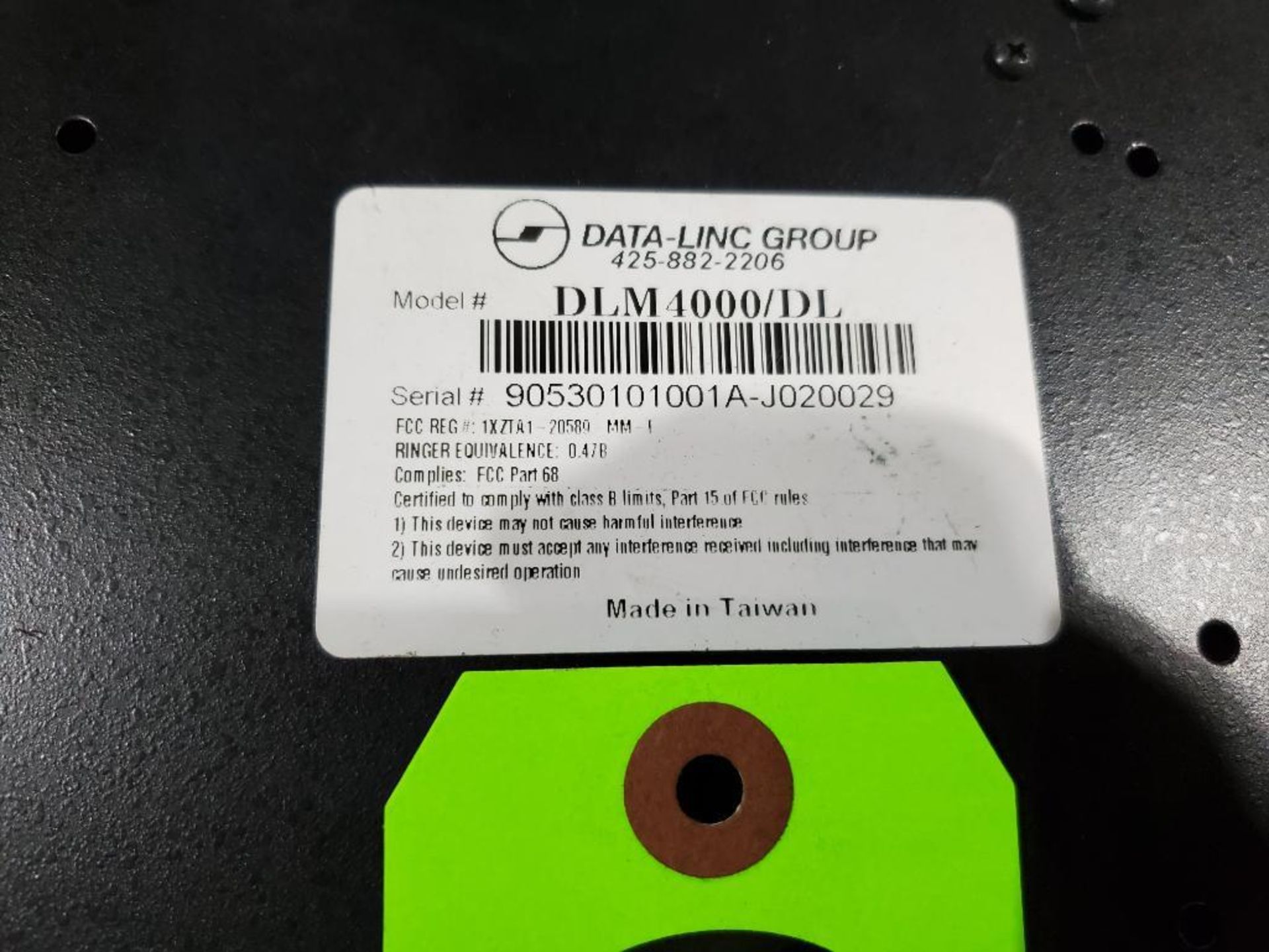 Data-Linc. Part number DLM4000/DL. - Image 3 of 5