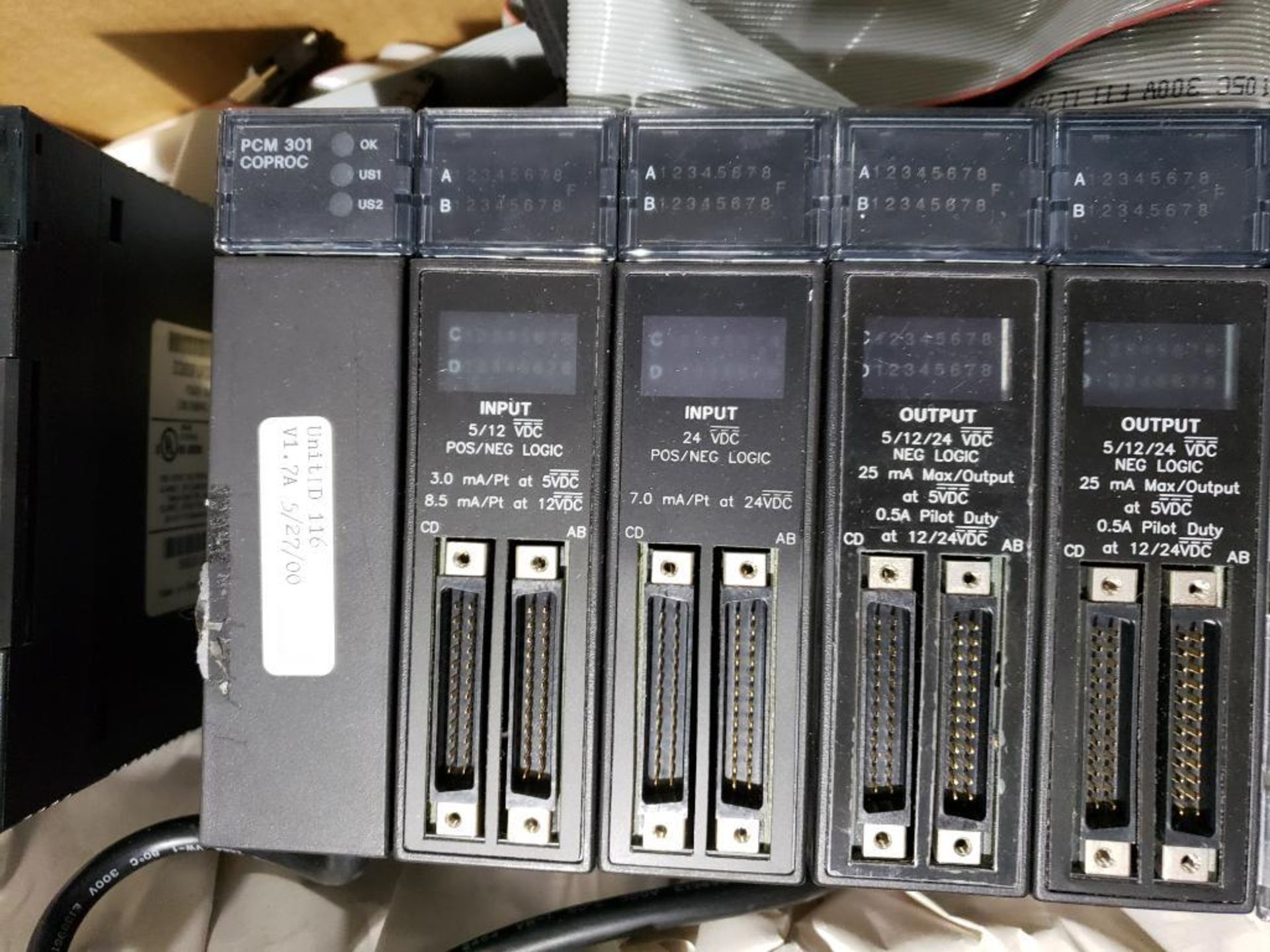 GE Fanuc series 90-30 PLC rack with assorted cards, power supply etc. - Image 3 of 6