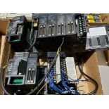 Qty 2 - GE Fanuc series 90-30 PLC rack with assorted cards, and, power supply etc.