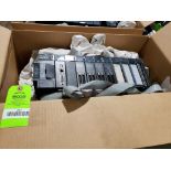 GE Fanuc series 90-30 PLC rack with assorted cards, CPU, power supply etc.