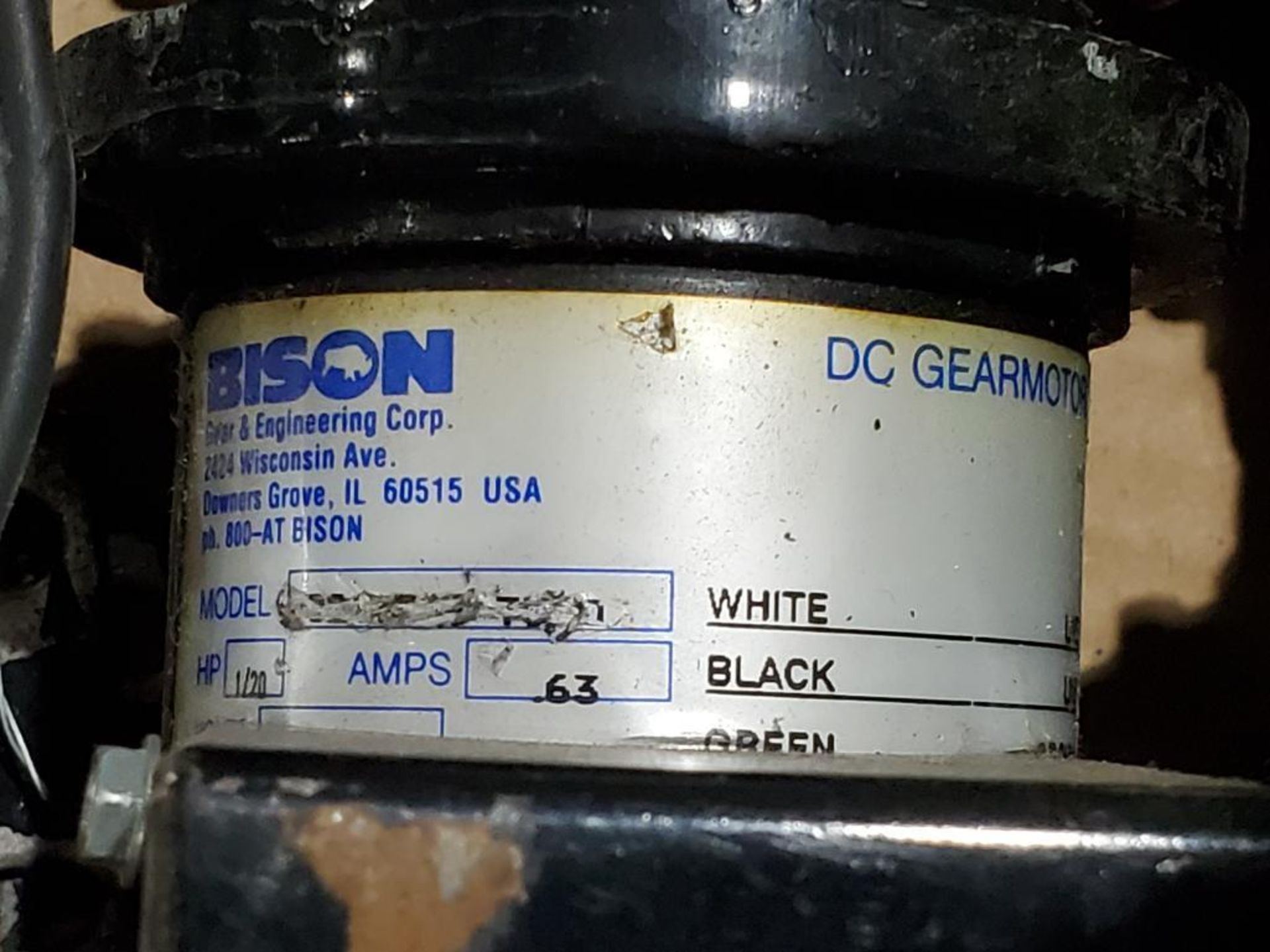 Qty 4 - Bison gear motors. - Image 3 of 6