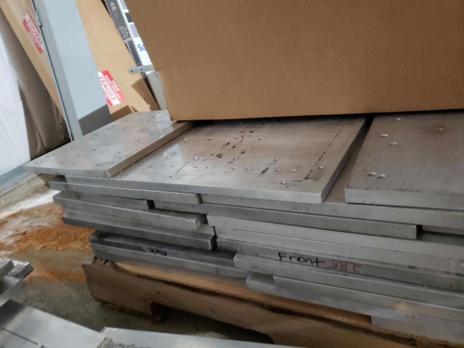 Large qty of plate aluminum removed from machines. - Image 6 of 8