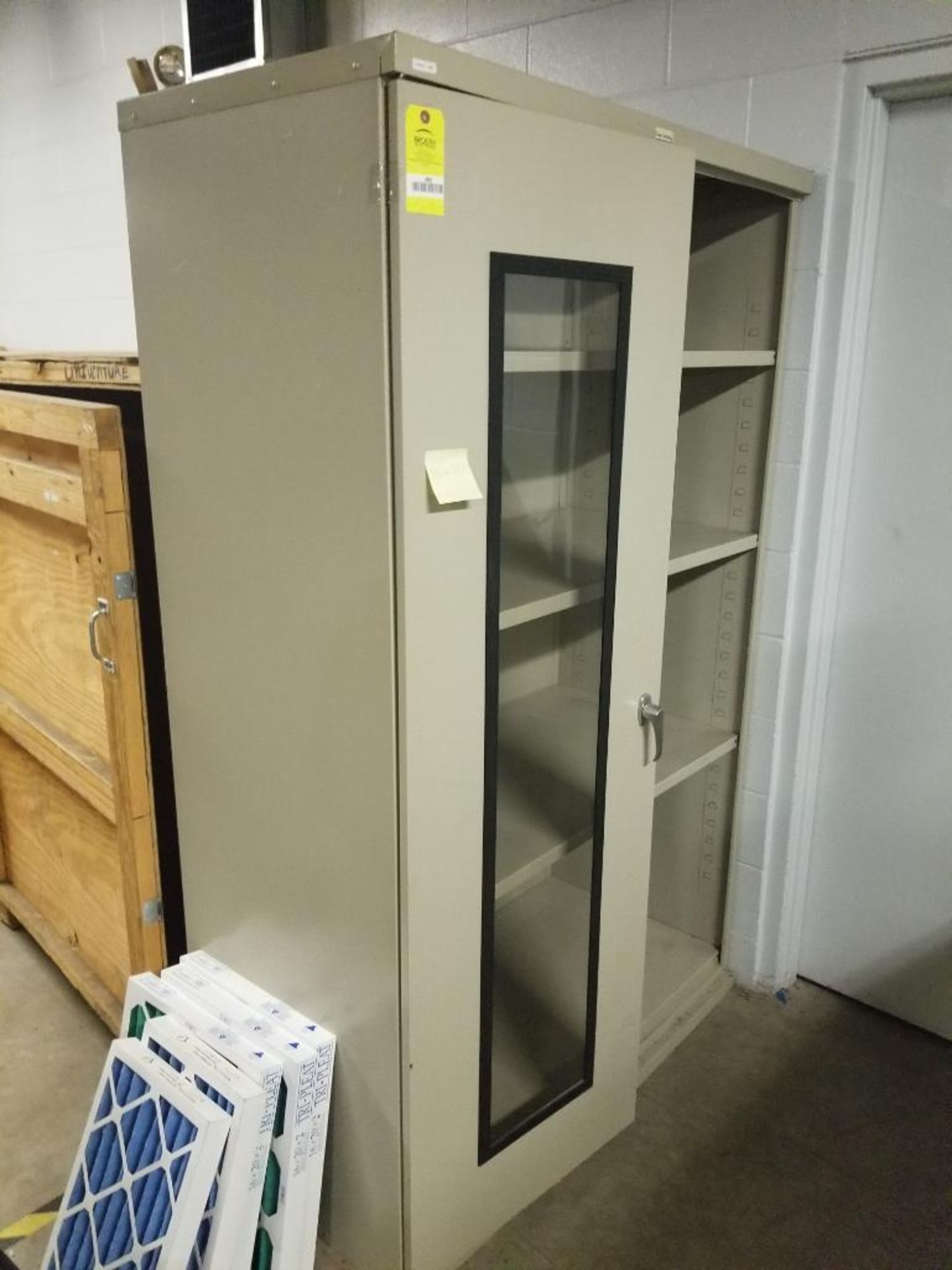 Office storage cabinet.