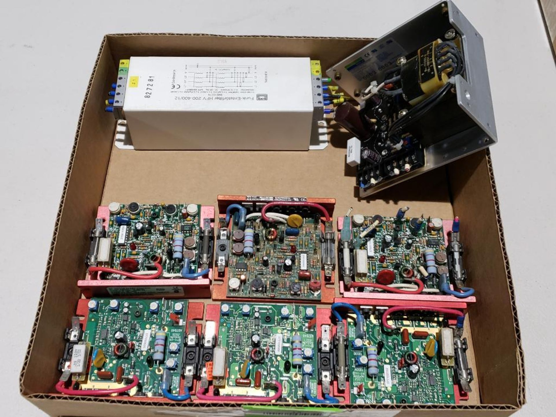 Qty 8 - drives and power supplies.