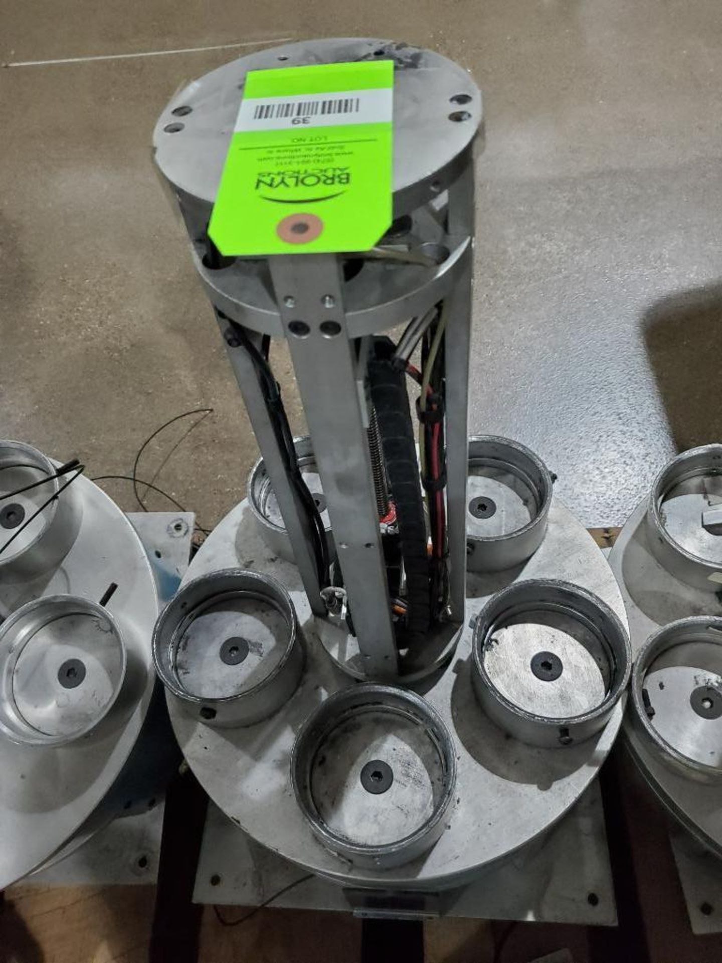 Aluminum machine carousel.