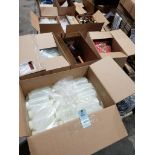 Pallet of assorted bags, bottles, consumables, etc.