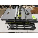 Ryobi table saw. Model number RTS21G.