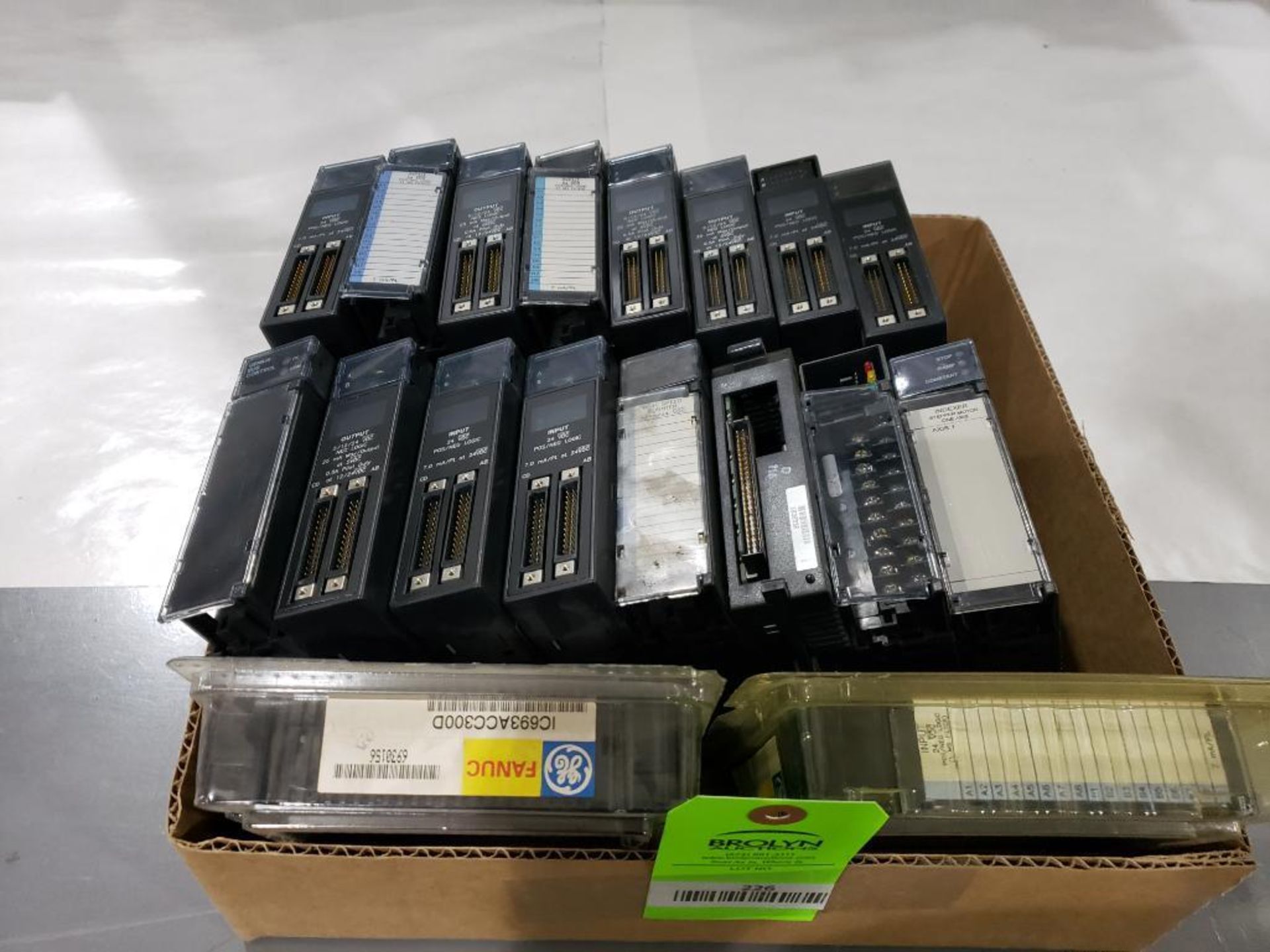 Qty 18 - Assorted GE Fanuc PLC cards.