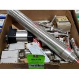 Assorted pneumatic cylinders.