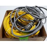 Assorted interconnect cables.