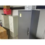 Qty 5 - Assorted file cabinets and storage drawers.