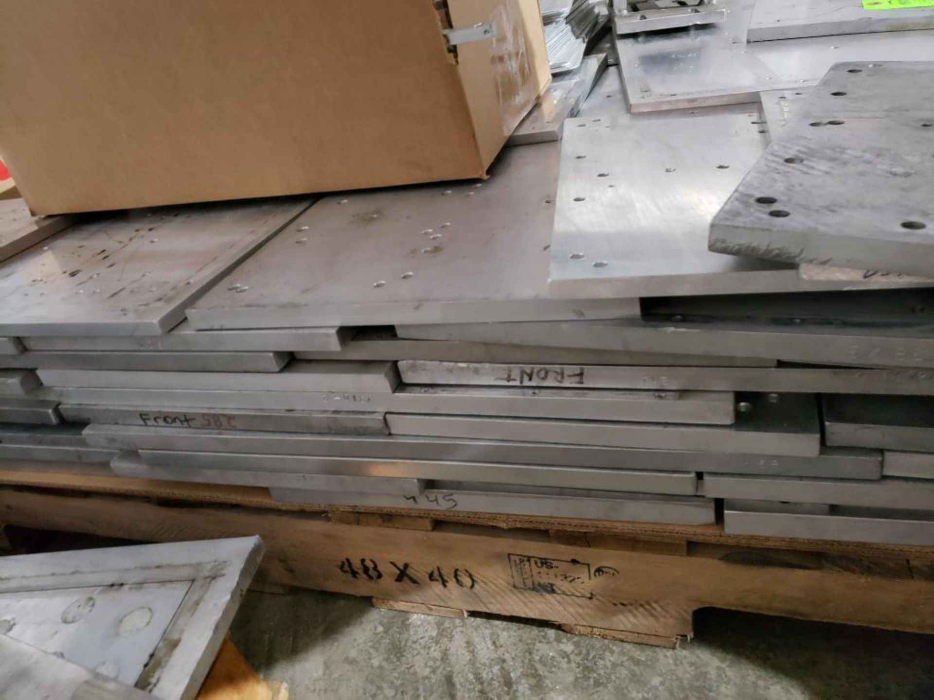 Large qty of plate aluminum removed from machines. - Image 7 of 8