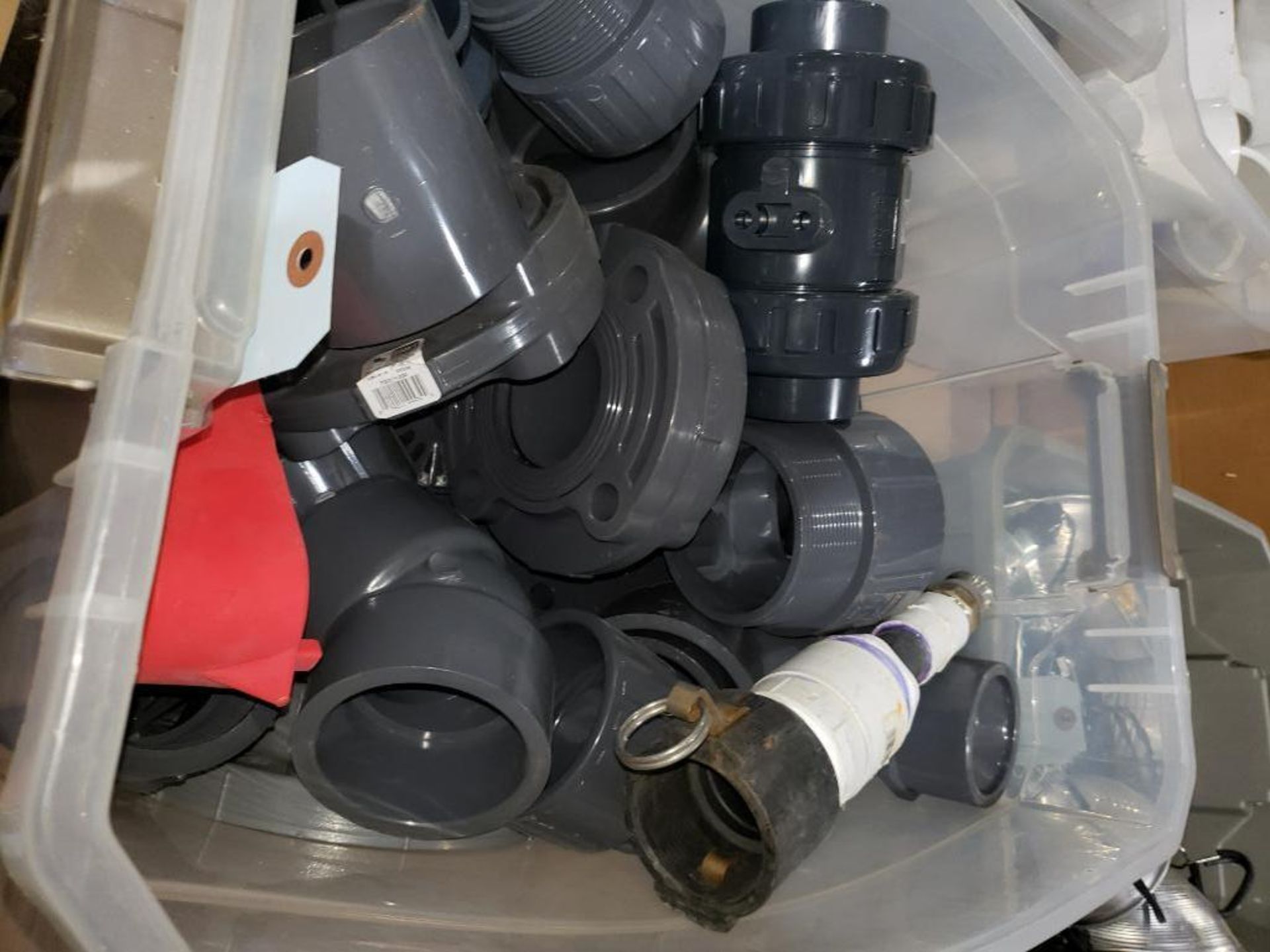 Bin of assorted PVC. - Image 2 of 4