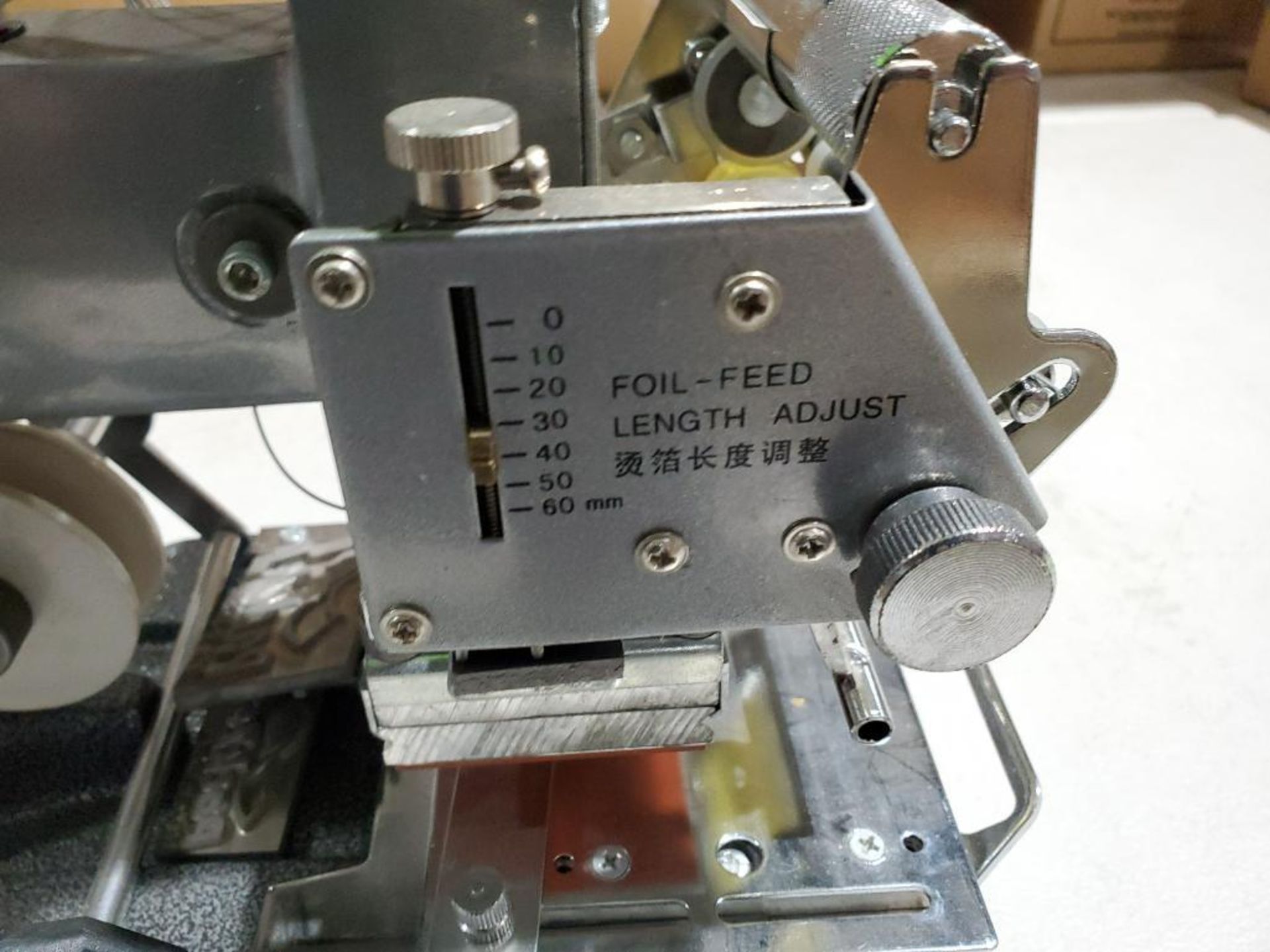 Silver hot foil stamping machine. Part number TJ-90A. - Image 5 of 7