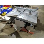 Pallet of stainless steel catch sinks. (Includes shipping scale which needs repair)
