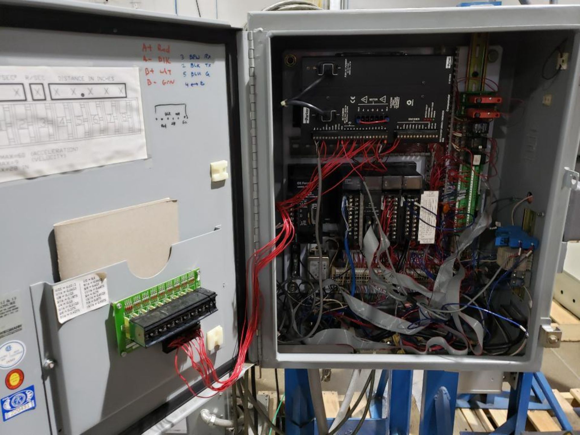 Machine control panel with Parker drive and GE PLC system. - Image 2 of 11