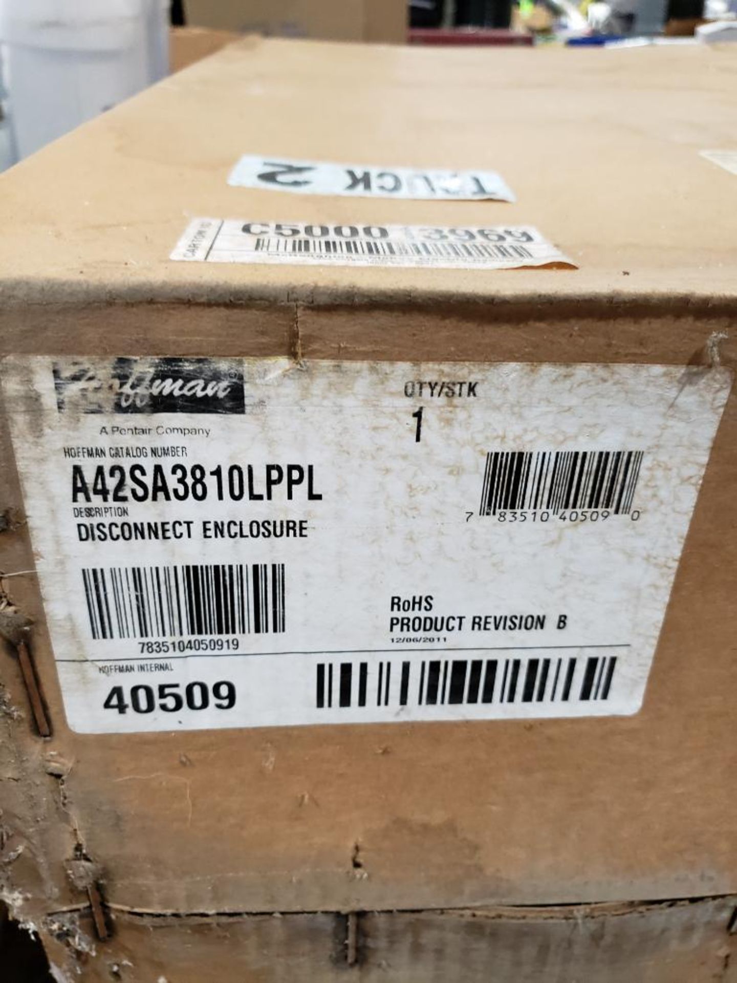 Hoffman electrical enclosure. Model A42SA3810LPPL. New in box. - Image 2 of 3