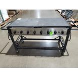 8 burner Members Mark tailgating propane grill.