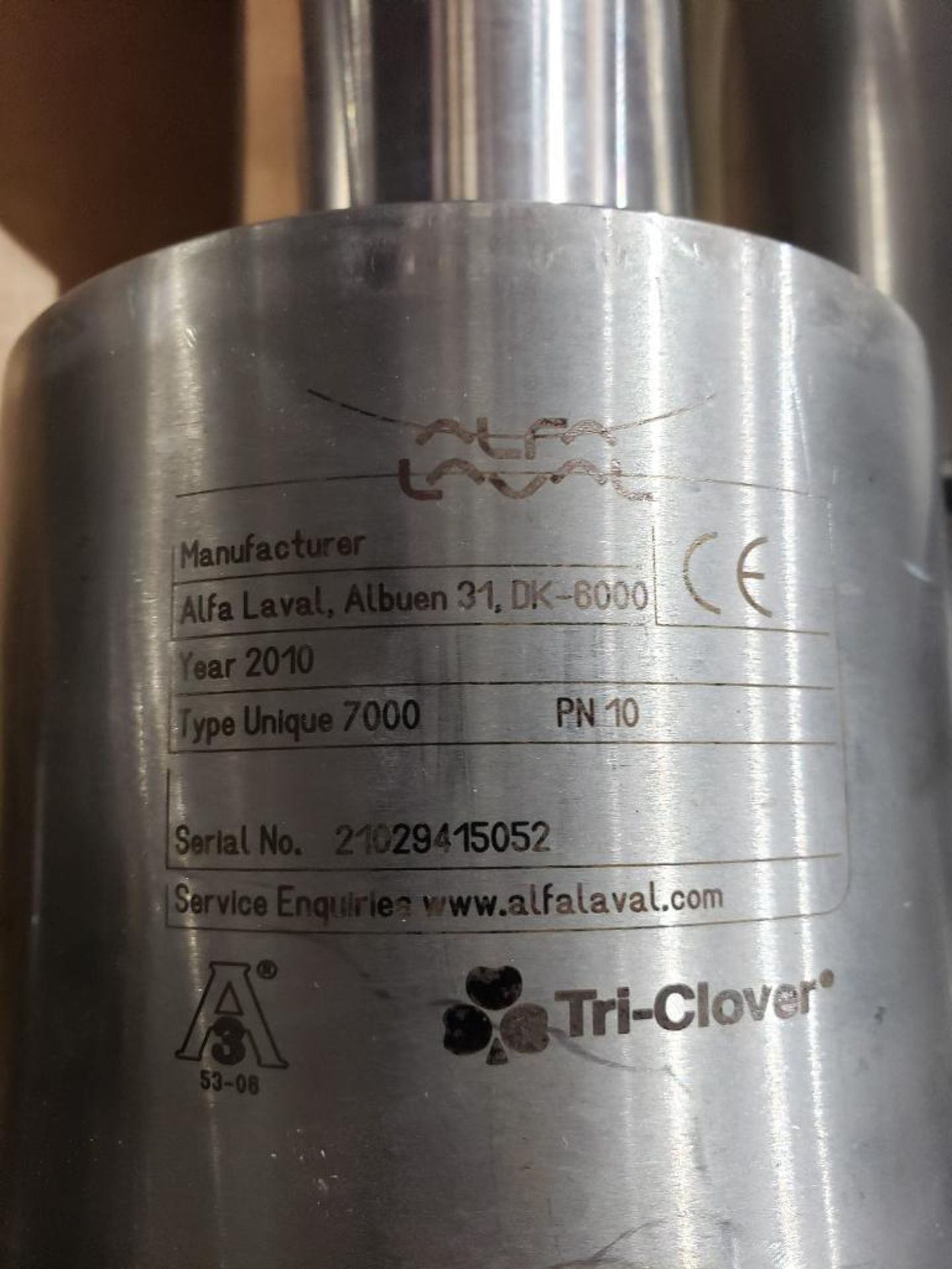 Qty 3 - Tri-Clover Alfa Laval valves. - Image 3 of 5