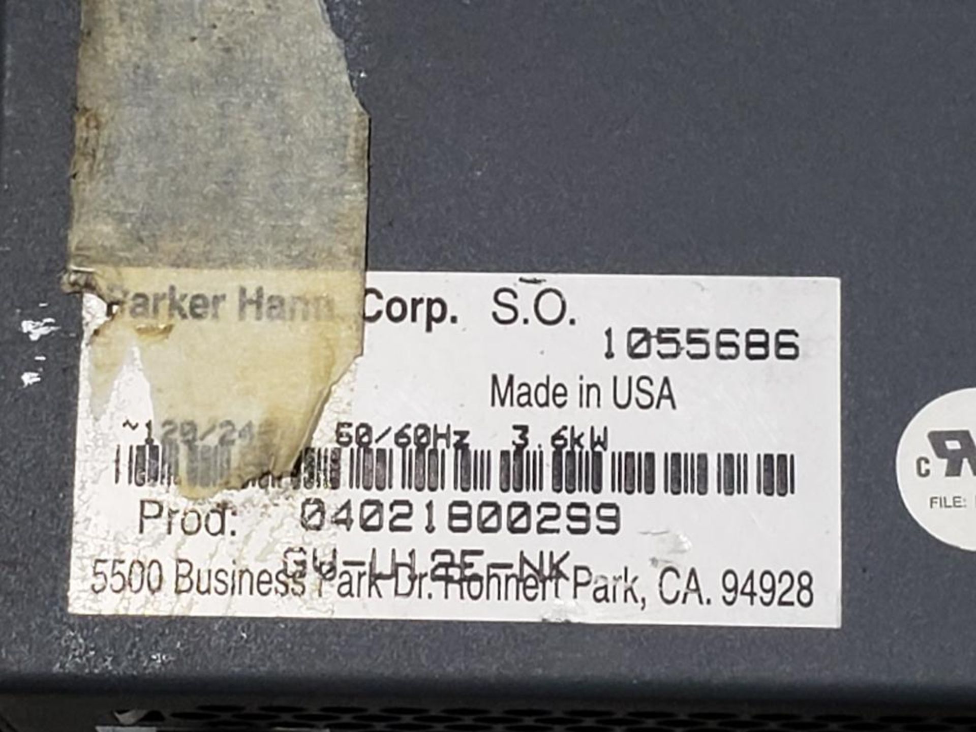 Parker Compumotor drive. Part number GV-U12E-NK. - Image 3 of 3