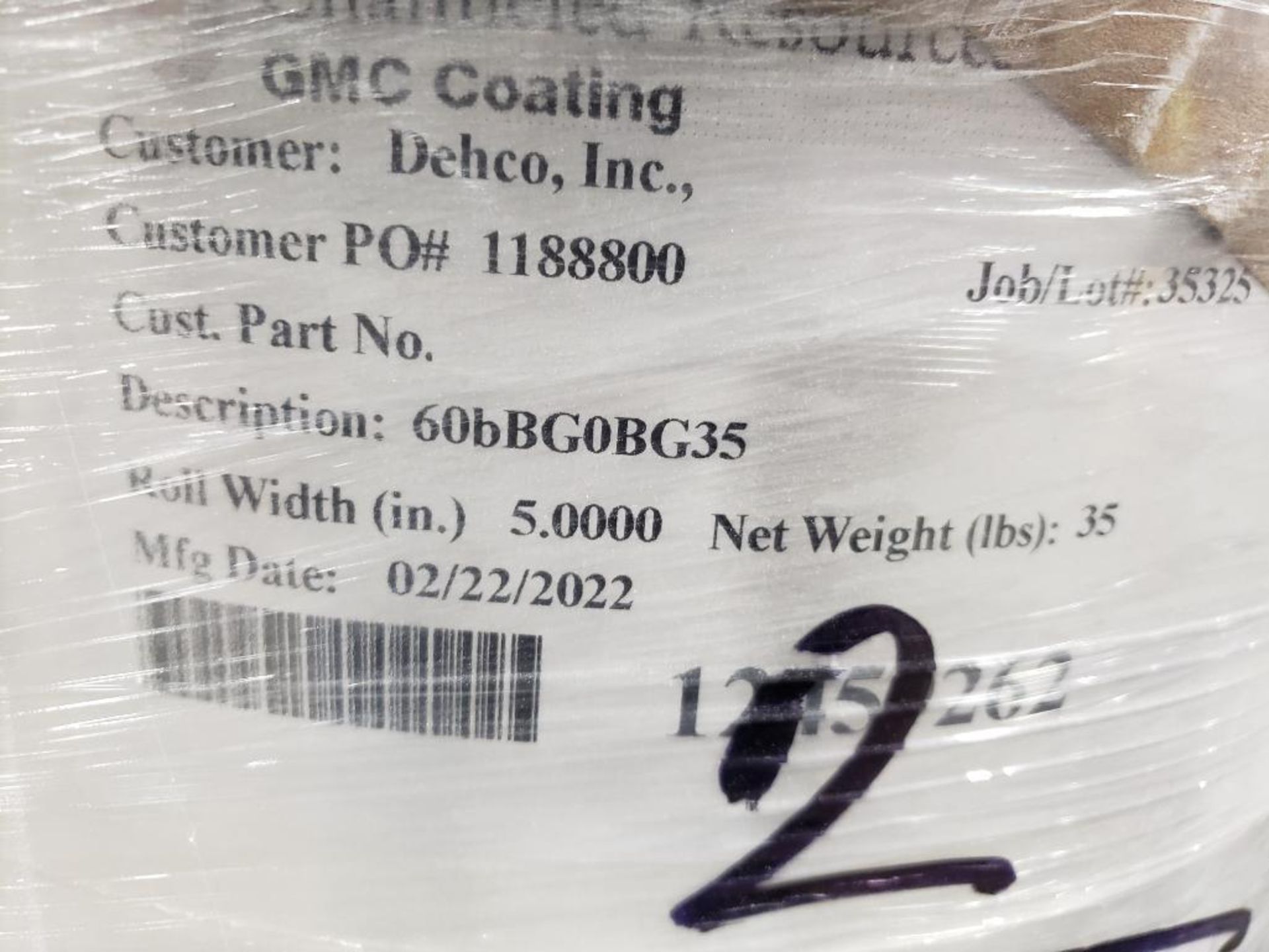 Pallet of backer paper. Large qty of rolls. Could be used for packing material. - Image 2 of 3