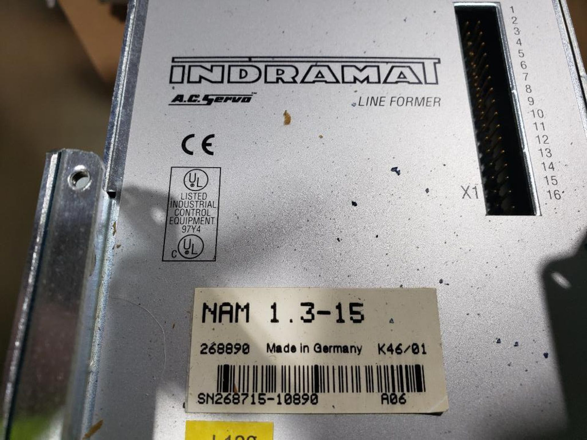 Indramat AC Servo Line Former. Model NAM1.3-15. - Image 3 of 6