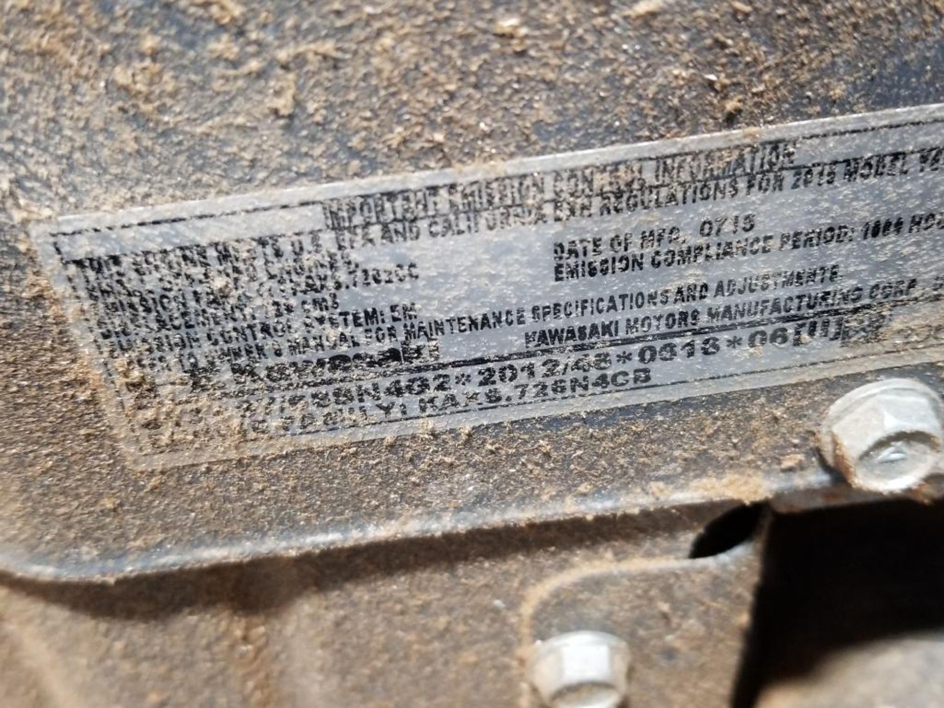 60in Exmark walk behind mower. Kawasaki 22hp engine. Working condition unknown. Battery is dead. - Image 20 of 20