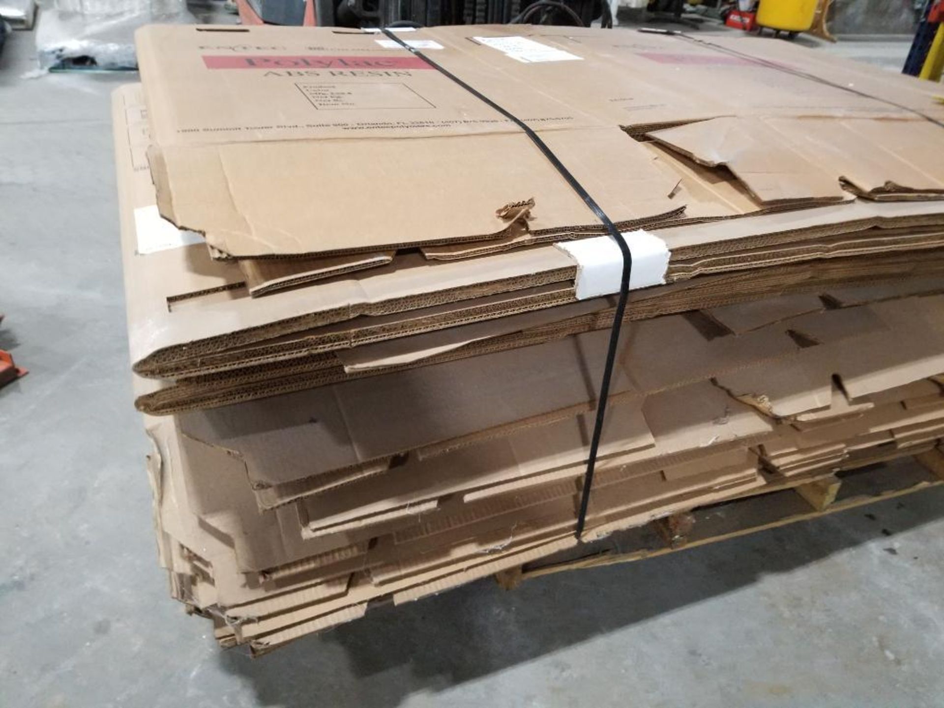 Pallet of cardboard gaylord boxes. - Image 2 of 5