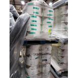 Qty 2 - Pallets of backer paper. Large qty of rolls. Could be used for packing material.