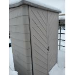 Outdoor storage shed. 54in x 31in x 74in .