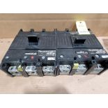 Qty 2 - 300 amp GE molded case breaker. Catalog TJJ436300.