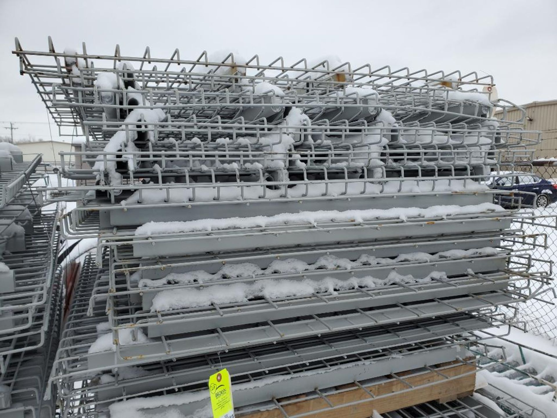 Qty 20 - Pallet racking wire decking. 46in x 49in .