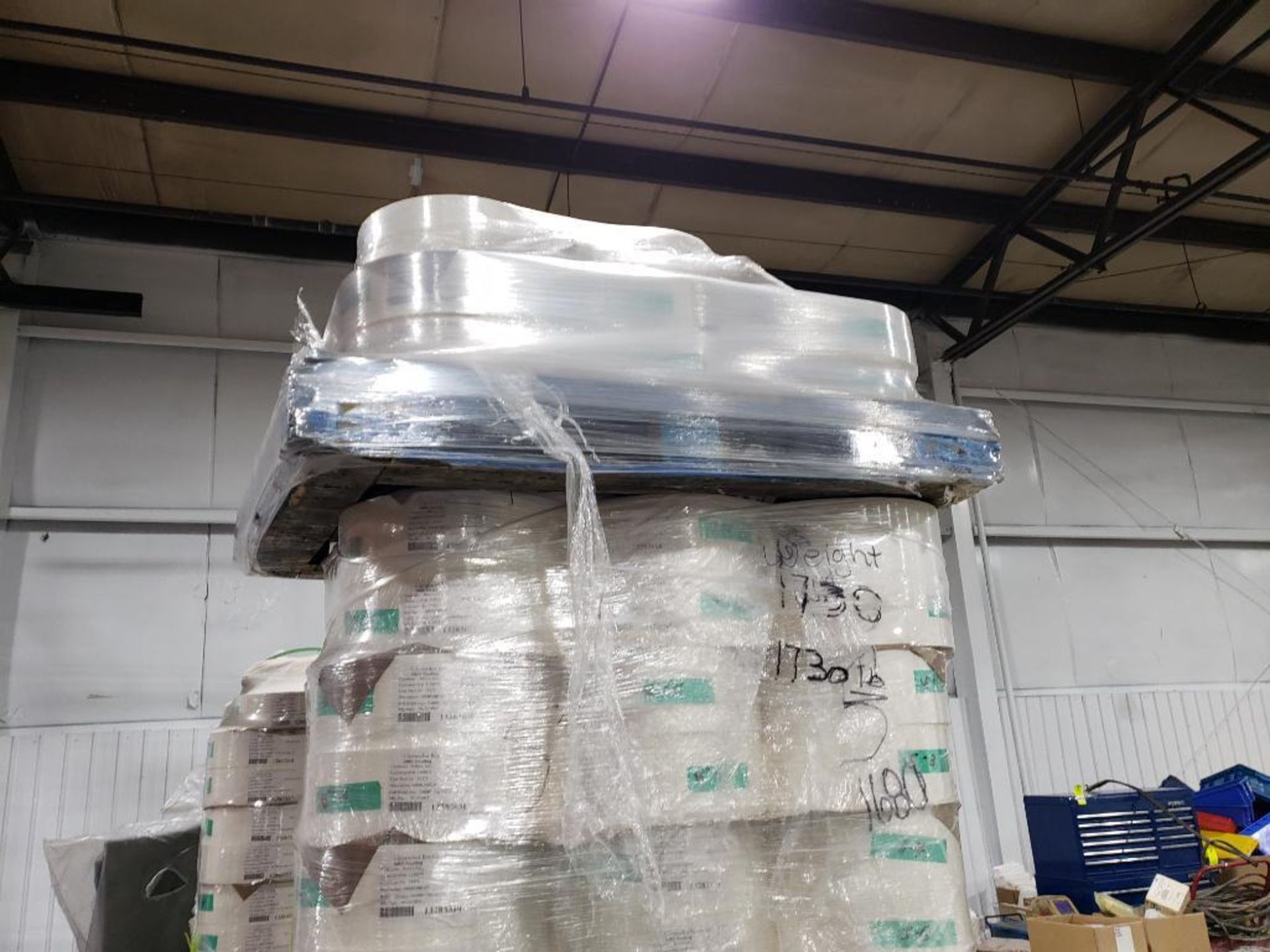 Qty 3 - Pallets of backer paper. Large qty of rolls. Could be used for packing material. - Image 2 of 6