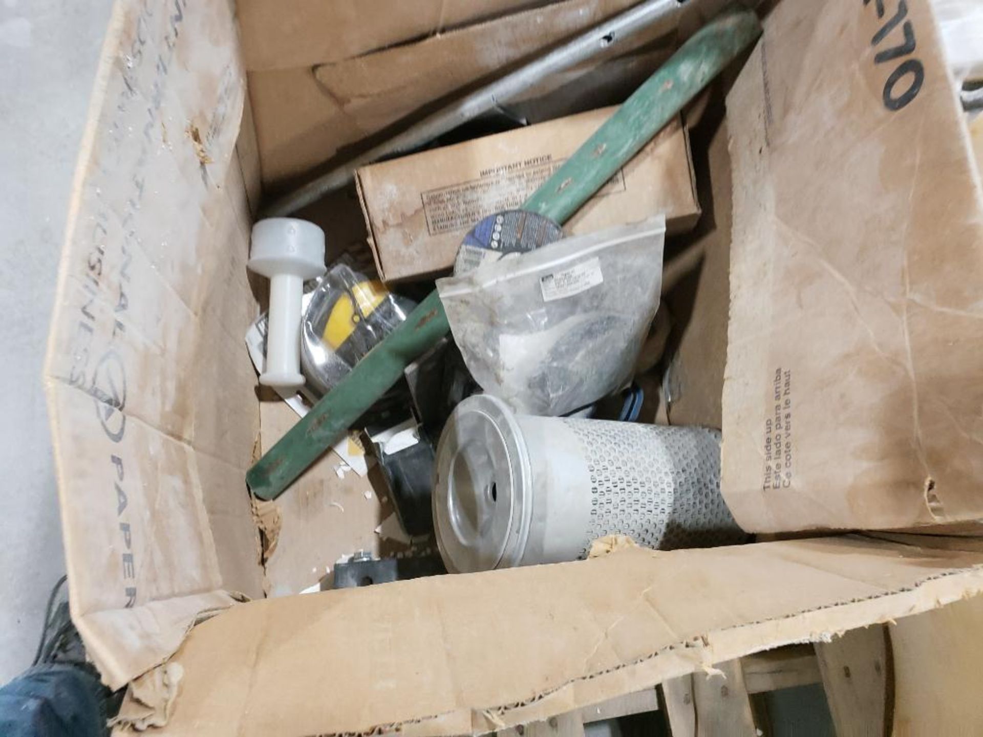 Pallet of assorted parts, repair, and hardware. - Image 8 of 8