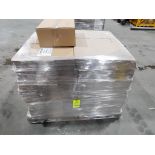 Pallet of 15in x 12in x 6in boxes.