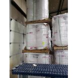 Qty 3 - Pallets of backer paper. Large qty of rolls. Could be used for packing material.