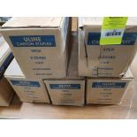 Qty 5 - Cartons of Uline carton staples. Model C22480 C5/8in. 25,000 per carton.