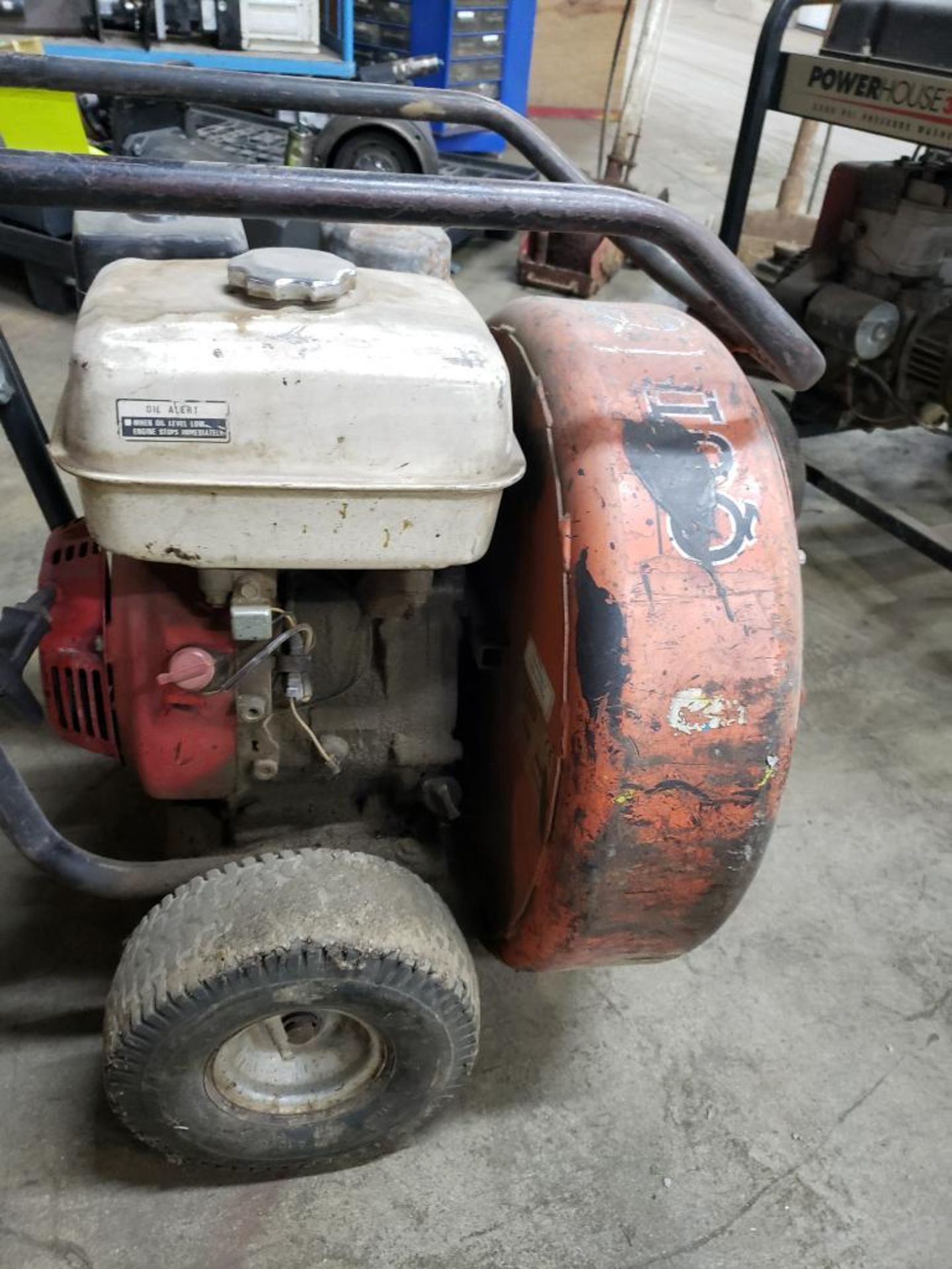 Billy Goat gas walk behind push blower. - Image 4 of 5