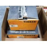 Qty 2 - Timken Bearings. Part number 752D and 795.