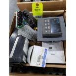 Assorted electrical, power supplies, and controls.