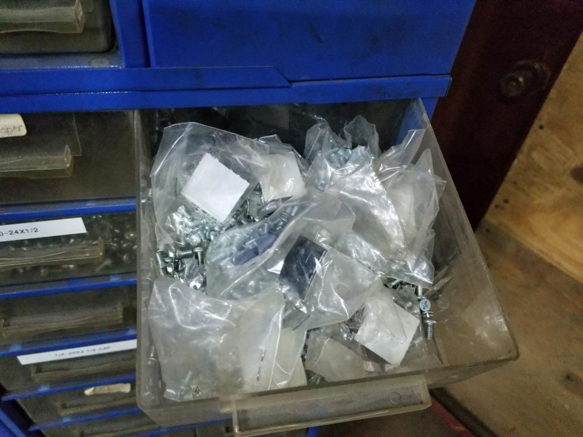 Small parts storage unit. 18in x 18in x 69in tall. For a $60 fee this ...