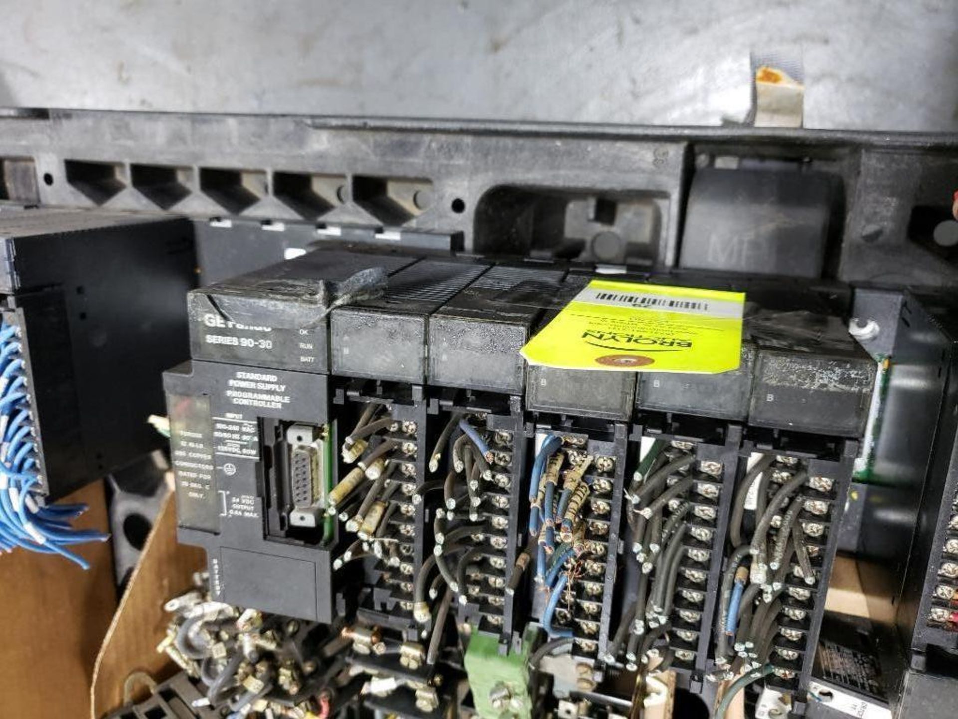 Qty 3 - GE Fanuc PLC racks with cards. - Image 2 of 9