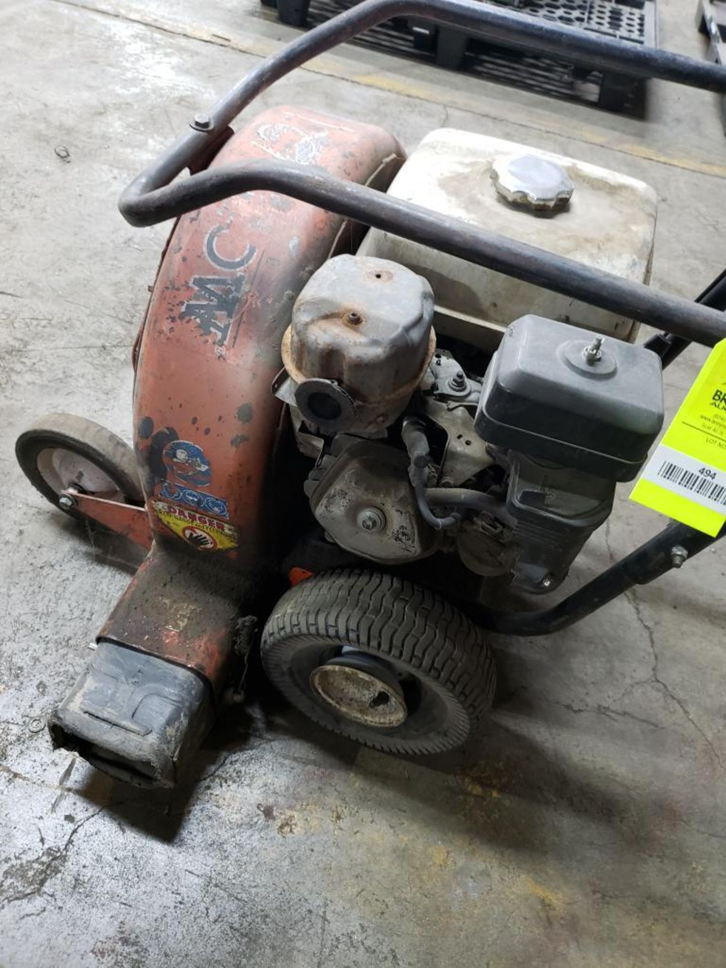 Billy Goat gas walk behind push blower. - Image 2 of 5