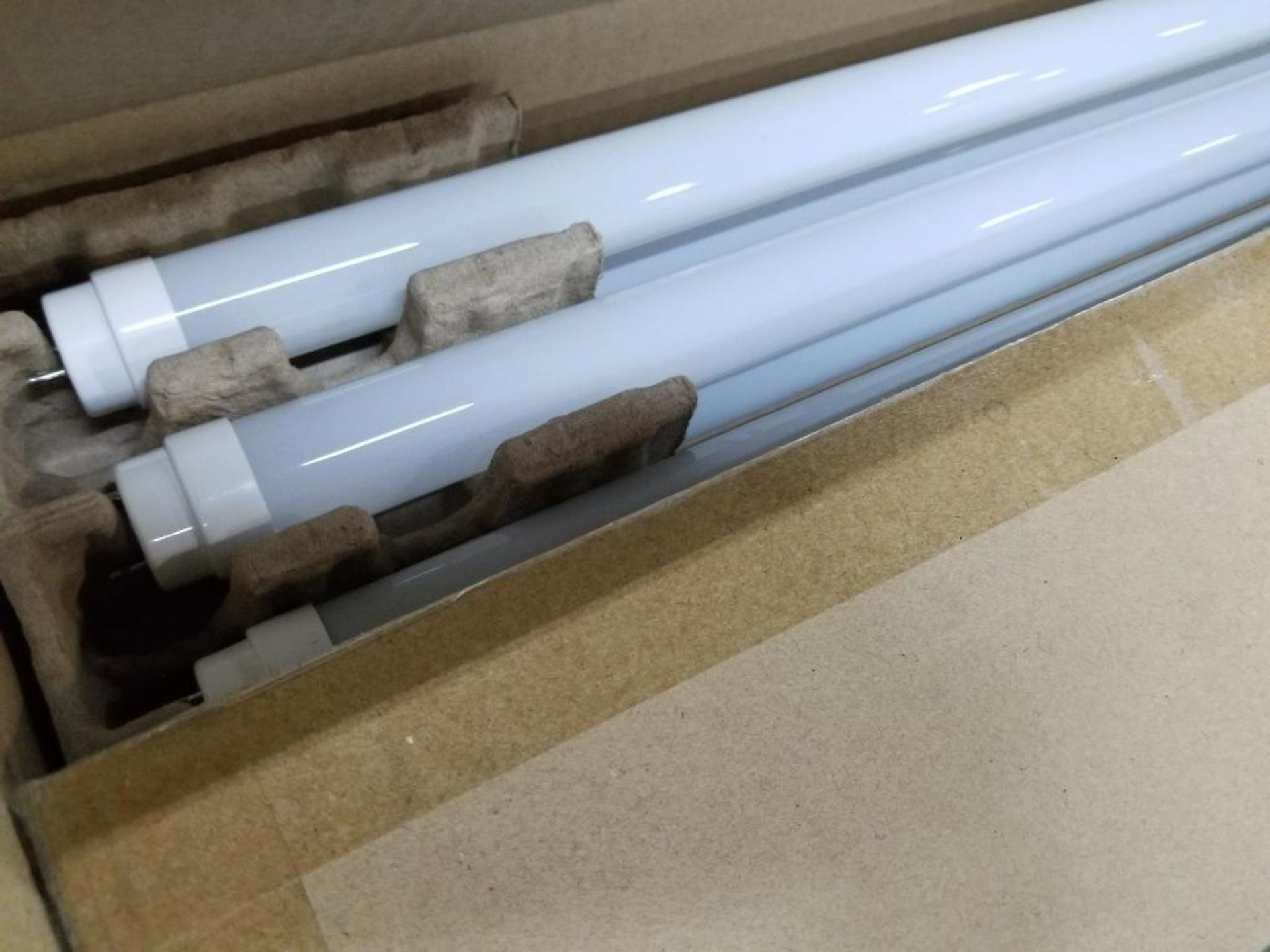 Qty 2 - Boxes of 10 each GE LED T8 replacement bulbs. - Image 4 of 4
