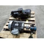 Qty 2 - Hydraulic pumps with motors.