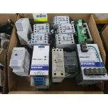 Assorted electrical, power supplies, and controls.