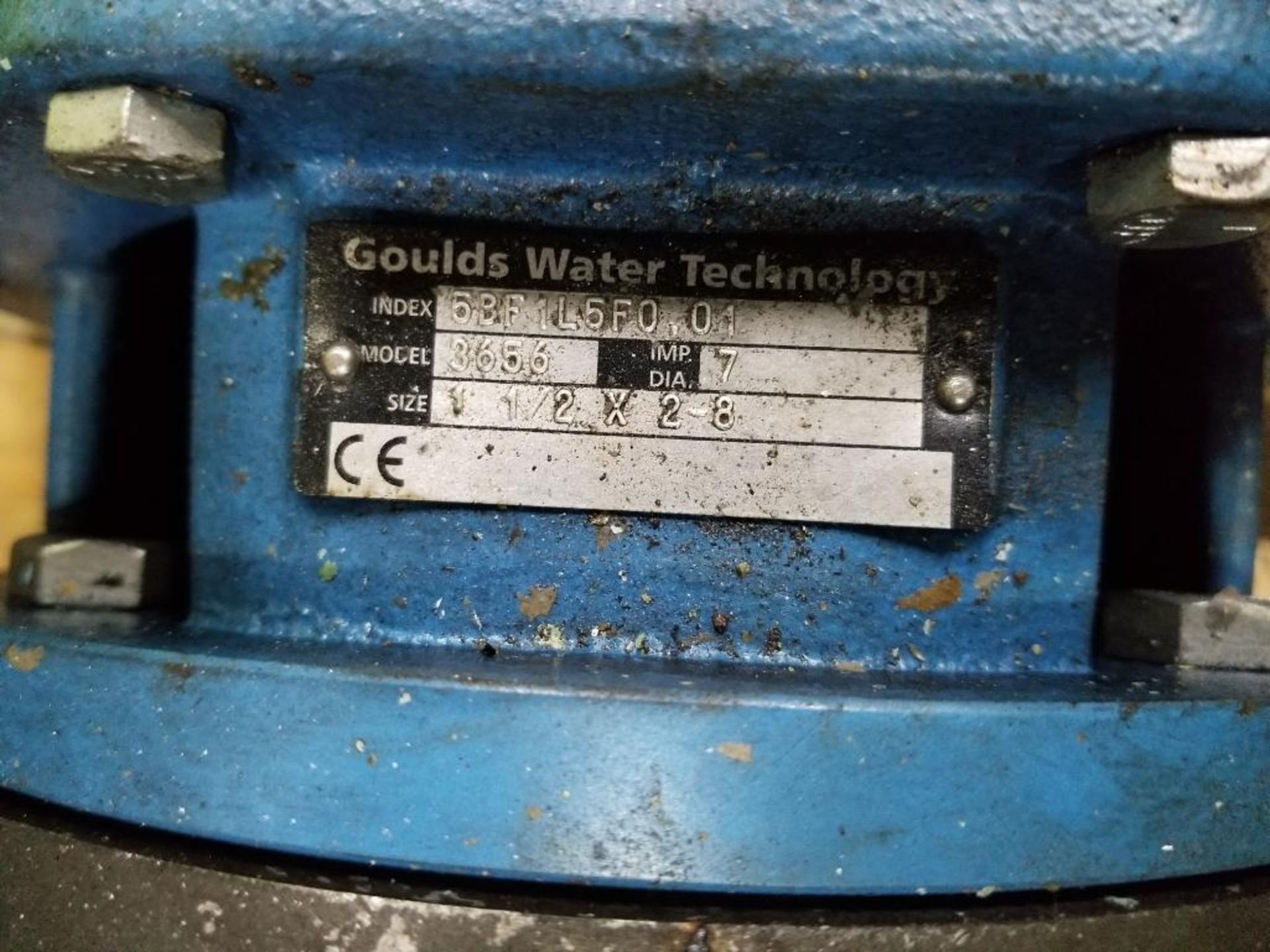 Goulds pump and motor. - Image 3 of 6