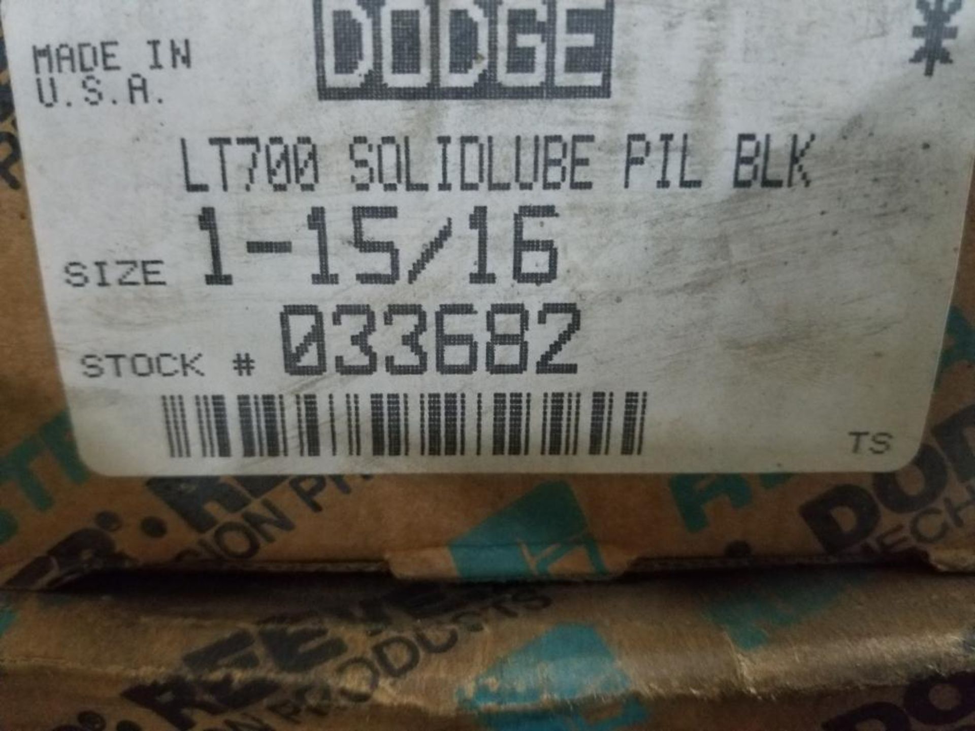 Qty 5 - Dodge pillow block bearings. Part number LT700. 1-15/16. - Image 5 of 7