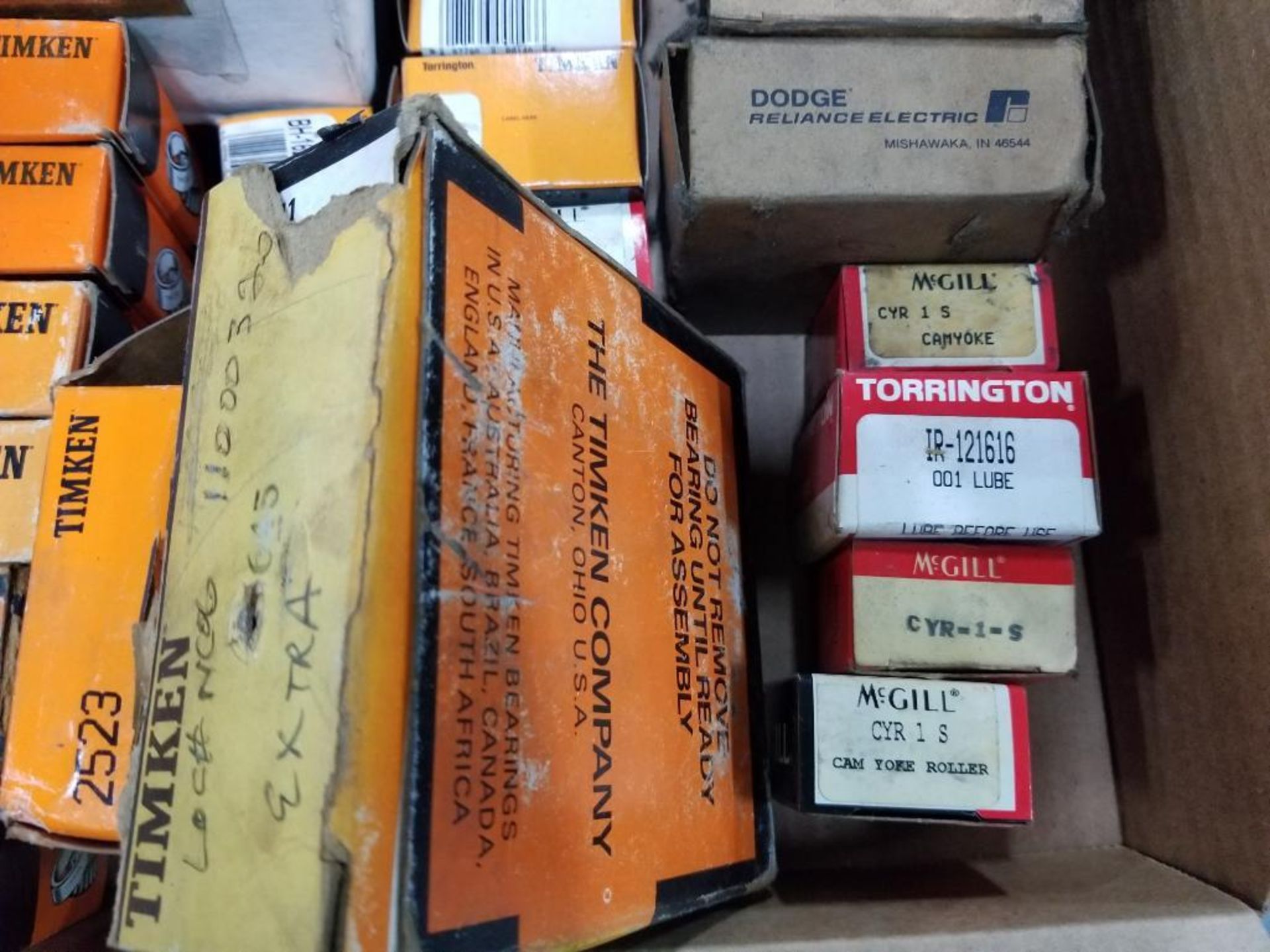 Large assortment of Timken, McGill, and other bearings, etc. - Image 6 of 8